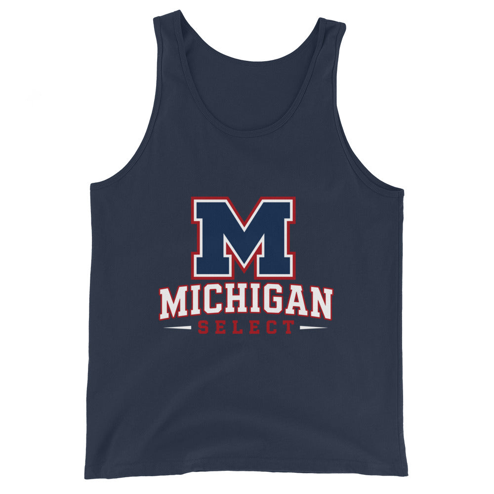Performance | Tank Top | Michigan Select Baseball | Emblem Logo