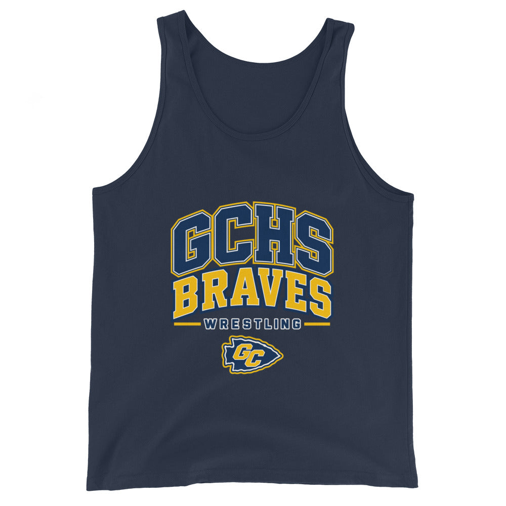 Performance | Tank Top | Grant County High School Wrestling | Vanguard Logo