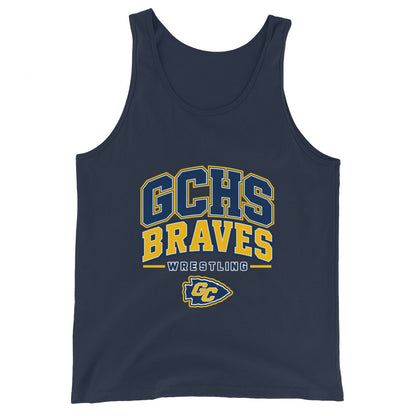 Performance | Tank Top | Grant County High School Wrestling | Vanguard Logo