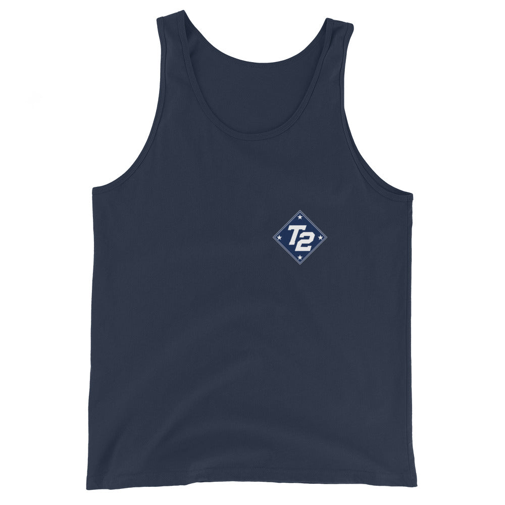 Performance | Tank Top | Texas Turn Two Baseball | Crest Logo