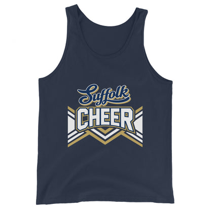 Performance | Tank Top | Suffolk University Cheerleading | Vanguard Logo