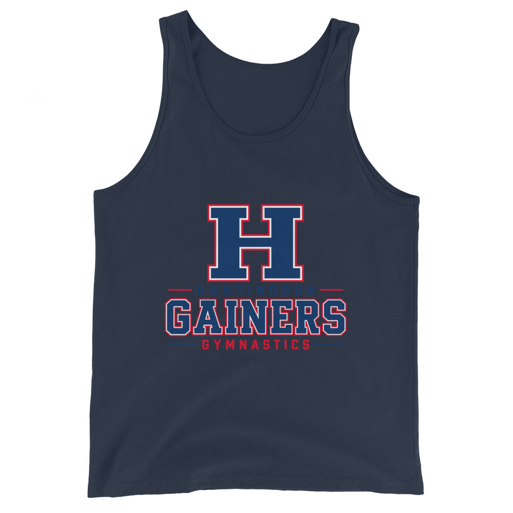 Performance | Tank Top | HCC Gymnastics | Gainers Emblem Logo