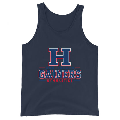 Performance | Tank Top | HCC Gymnastics | Gainers Emblem Logo