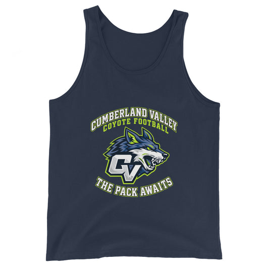 Performance | Tank Top | Cumberland Valley Coyotes Football | Emblem Logo