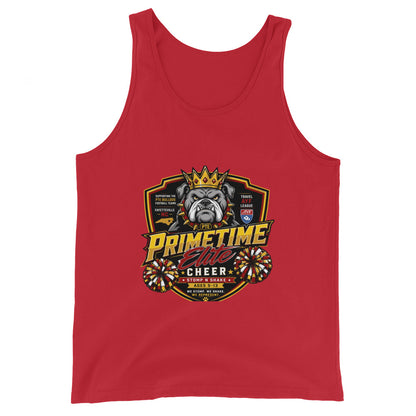 Performance | Tank Top | PTE Bulldog Cheer | Shield Logo