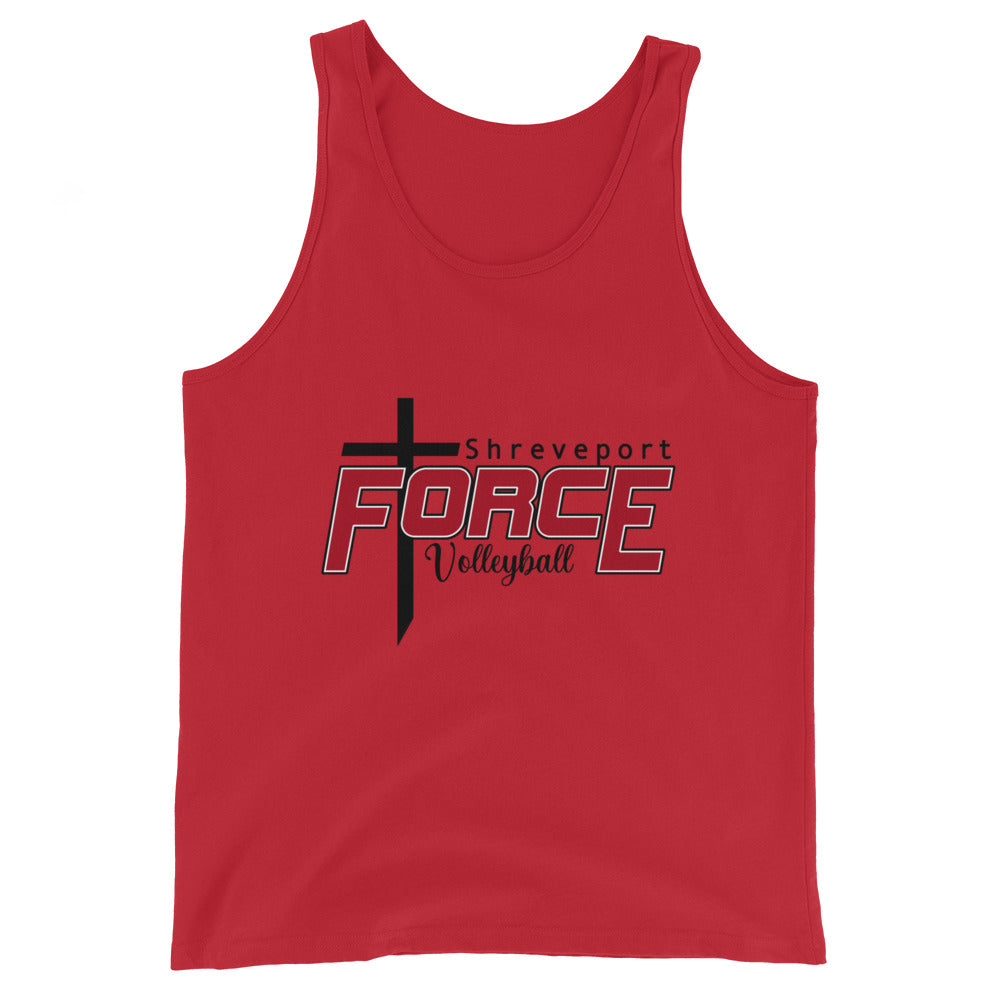 Performance | Tank Top | Shreveport Force Volleyball | Crest Logo