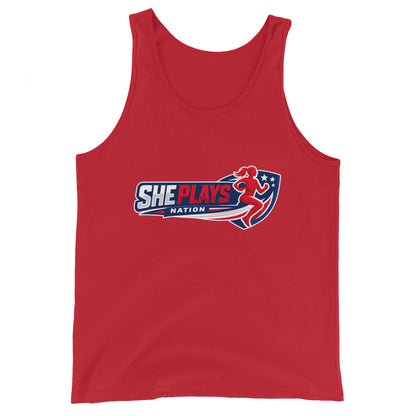 Performance | Tank Top | She Plays Nation | Crest Logo