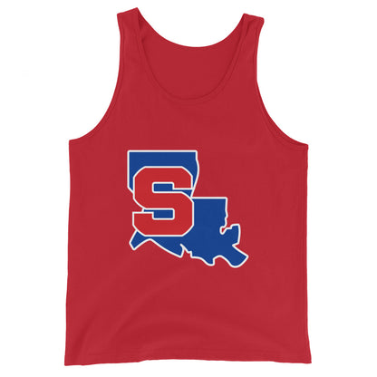 Performance | Tank Top | Louisiana Slam Baseball | Crest Logo
