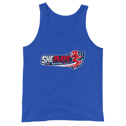 Performance | Tank Top | She Plays Nation | Crest Logo