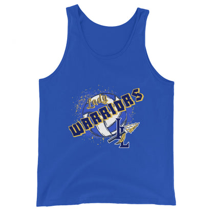 Performance | Tank Top | Indian Land Middle School Volleyball | Vanguard Warriors Logo
