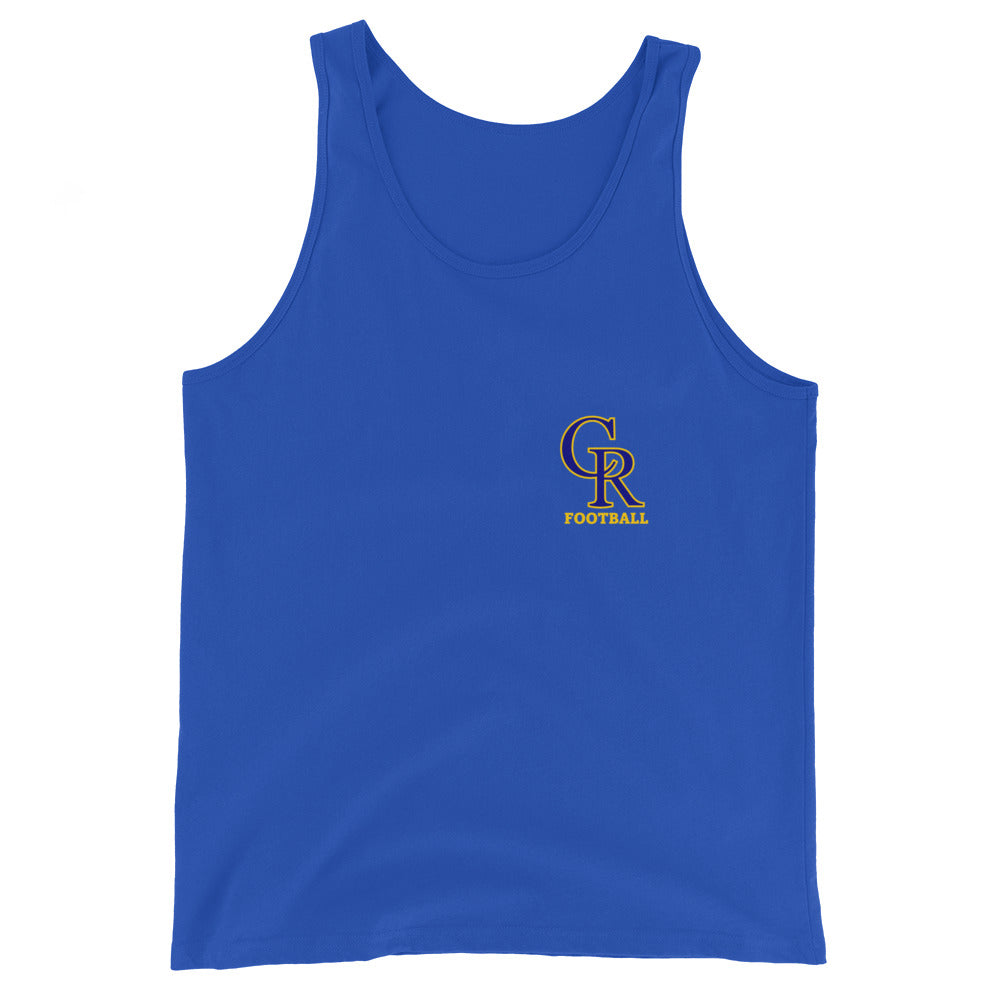Performance | Tank Top | Chestnut Ridge Lions Football | Lettermark Logo