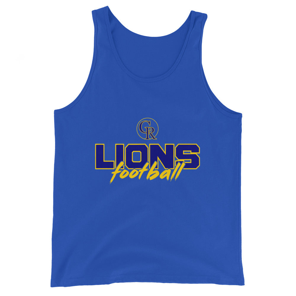 Performance | Tank Top | Chestnut Ridge Lions Football | Vanguard Logo