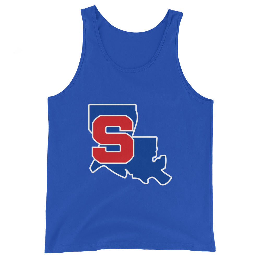 Performance | Tank Top | Louisiana Slam Baseball | Crest Logo