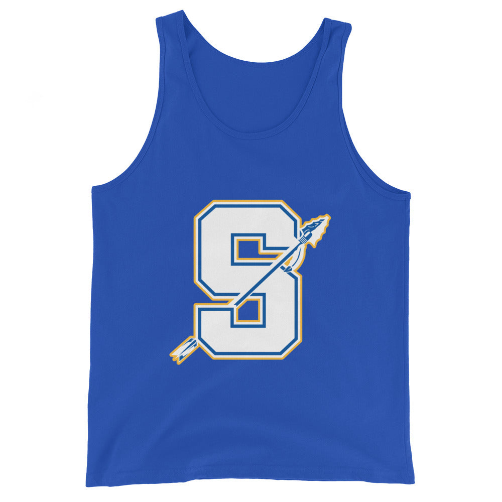 Performance | Tank Top | Senatobia Warriors Baseball | Crest Logo