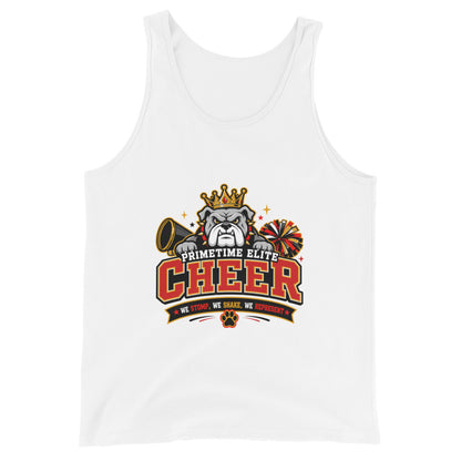 Performance | Tank Top | PTE Bulldog Cheer | Crest Logo