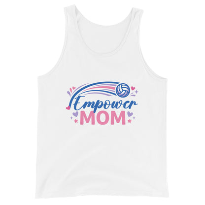 Performance | Tank Top | Empower Volleyball Club | Mom Crest Logo