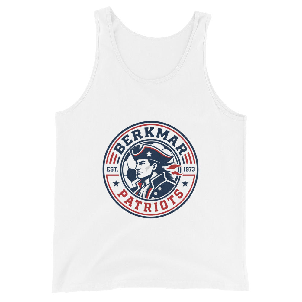 Performance | Tank Top | Berkmar High School Soccer | Badge Logo
