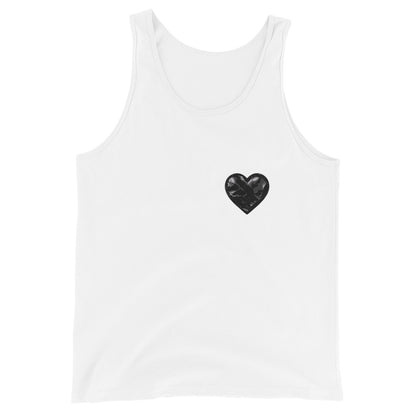 Performance | Tank Top | Obsidian Heartbeat | Heart Crest Logo