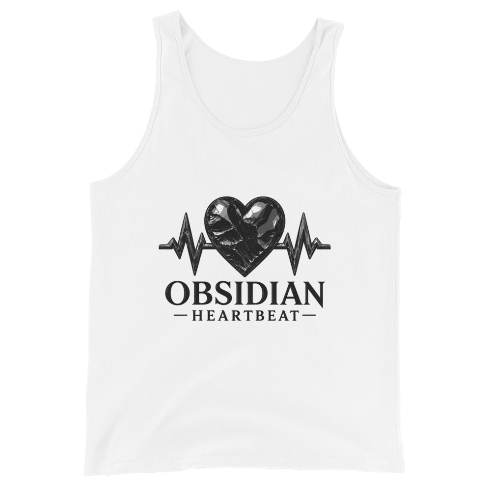 Performance | Tank Top | Obsidian Heartbeat | Pulse Athletics Logo