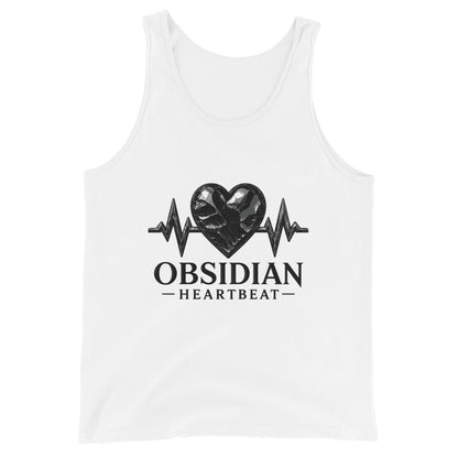 Performance | Tank Top | Obsidian Heartbeat | Pulse Athletics Logo