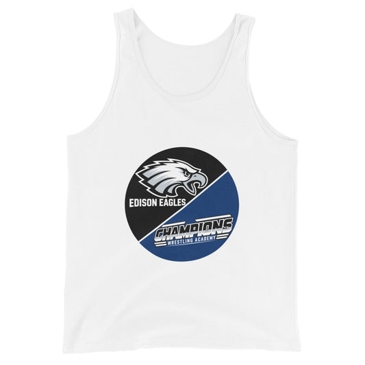 Performance | Tank Top | Edison Eagles/CWA Wrestling | Badge Logo