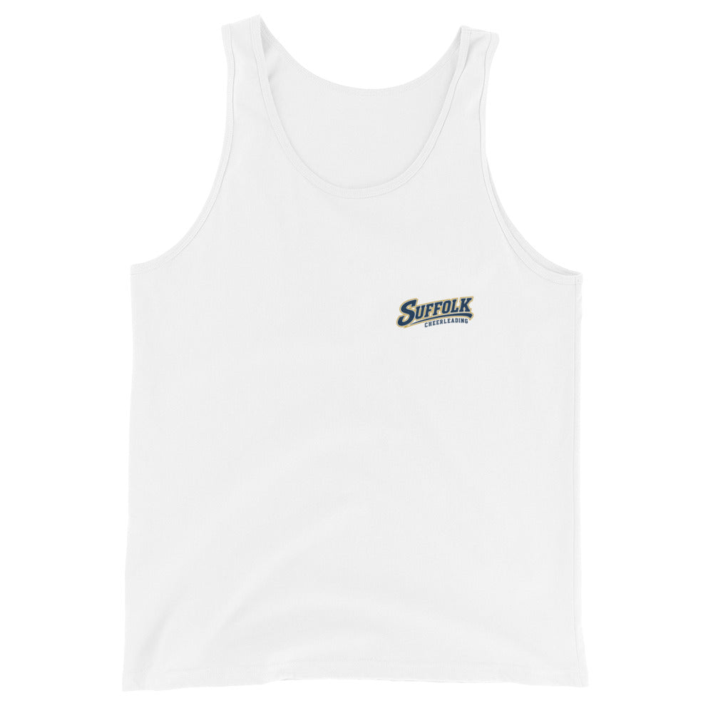 Performance | Tank Top | Suffolk University Cheerleading | Athletics Logo