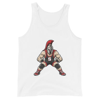 Performance | Tank Top | Spartan Wrestling Club | Mascot Logo