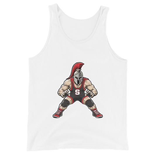 Performance | Tank Top | Spartan Wrestling Club | Mascot Logo
