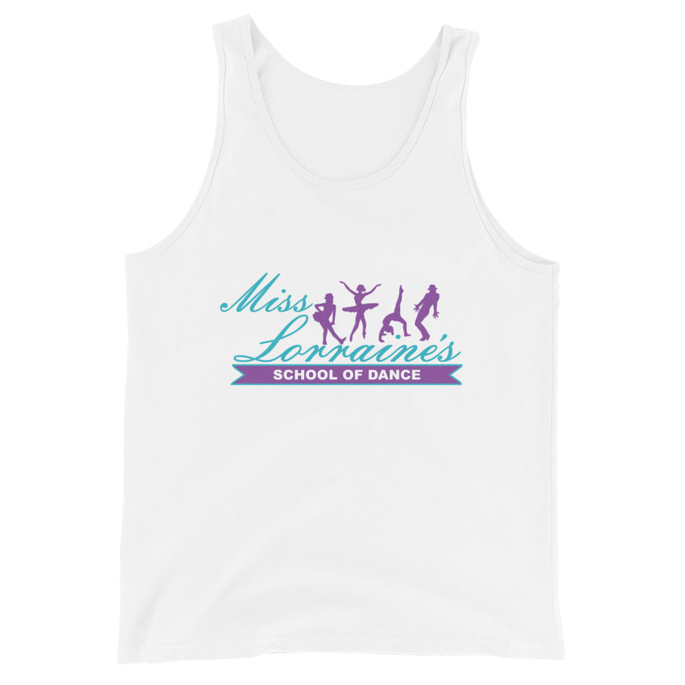 Performance | Tank Top | Miss Lorraine’s School of Dance | Crest Logo