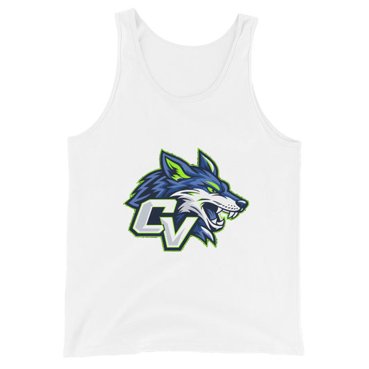 Performance | Tank Top | Cumberland Valley Coyotes Football | Crest Logo
