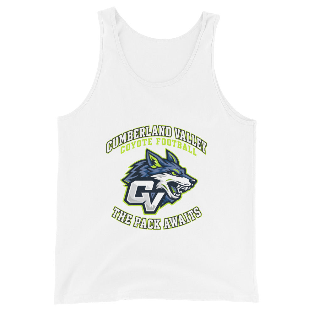 Performance | Tank Top | Cumberland Valley Coyotes Football | Emblem Logo
