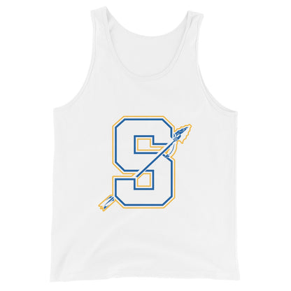 Performance | Tank Top | Senatobia Warriors Baseball | Crest Logo