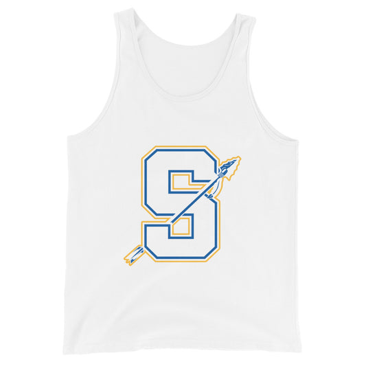 Performance | Tank Top | Senatobia Warriors Baseball | Crest Logo