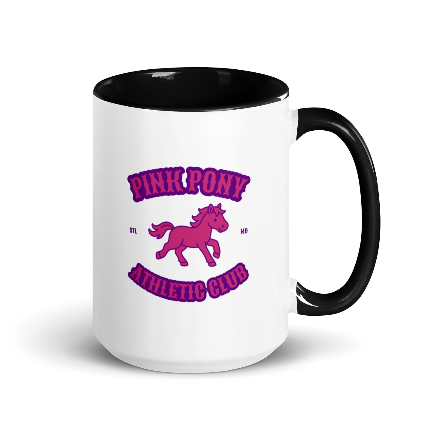 Coffee Mug | Pink Pony Athletic Club | Crest Logo