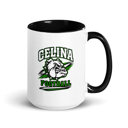 Coffee Mug | Celina Black Football | Emblem Logo