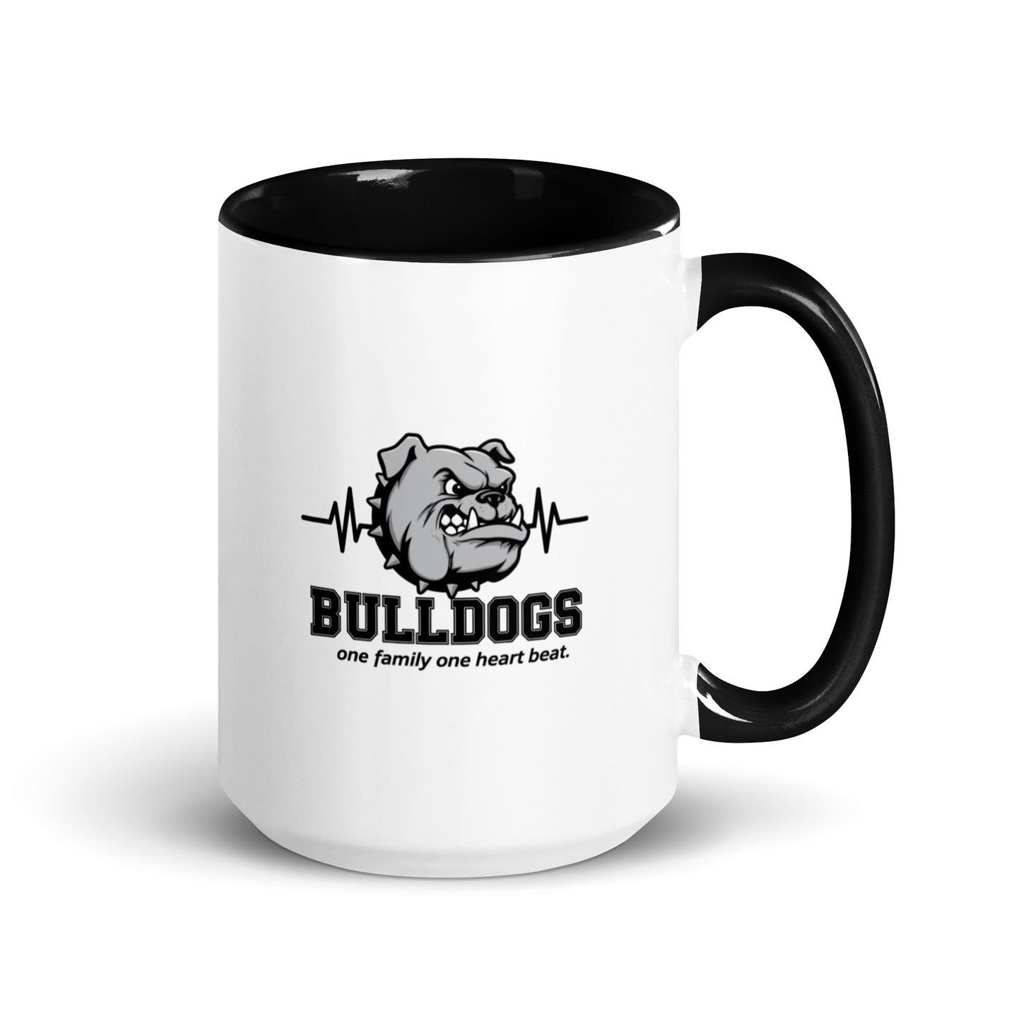 Coffee Mug | Celina Recreational Football Black | Bulldogs Crest Logo
