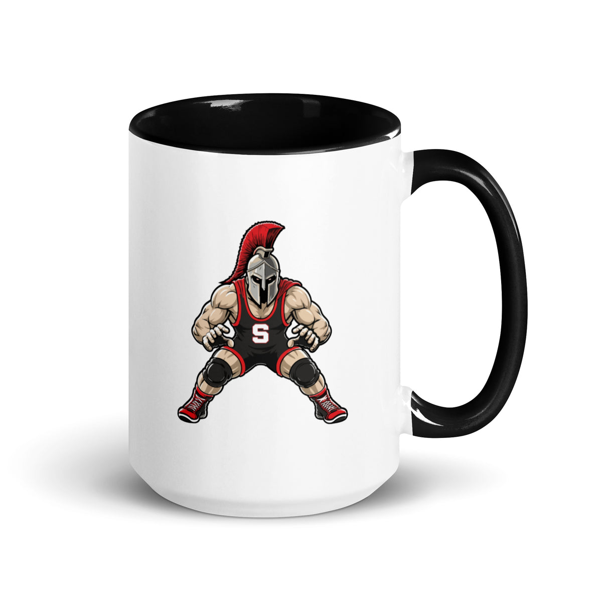 Coffee Mug | Spartan Wrestling Club | Mascot Logo