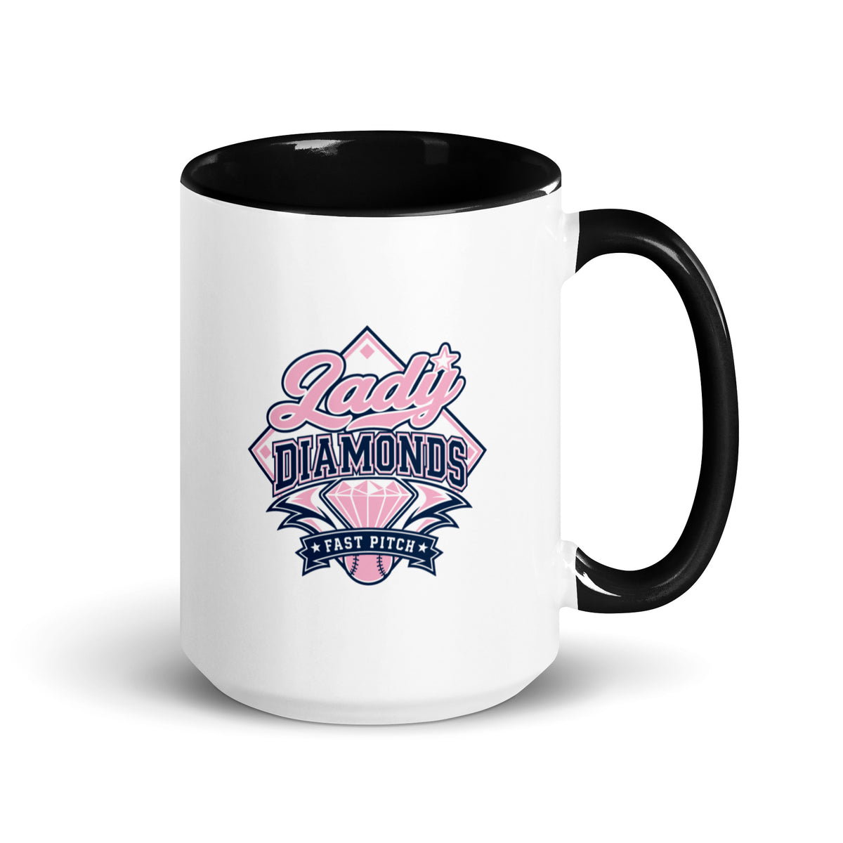 Coffee Mug | Lady Diamonds | Emblem Logo
