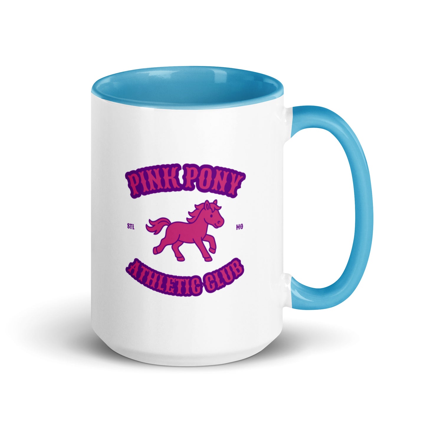 Coffee Mug | Pink Pony Athletic Club | Crest Logo
