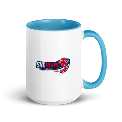 Coffee Mug | She Plays Nation | Crest Logo