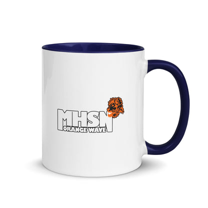 Coffee Mug | Orange Wave Marching Band | Crest Logo