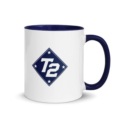 Coffee Mug | Texas Turn Two Baseball | Crest Logo