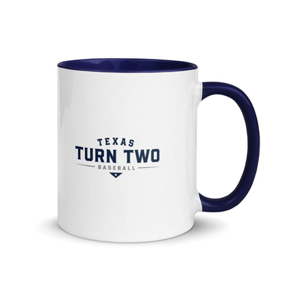 Coffee Mug | Texas Turn Two Baseball | Modern Script Logo