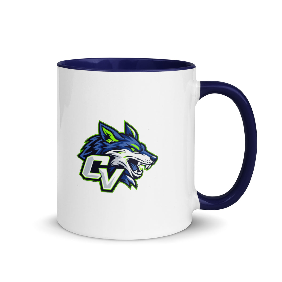 Coffee Mug | Cumberland Valley Coyotes Football | Crest Logo