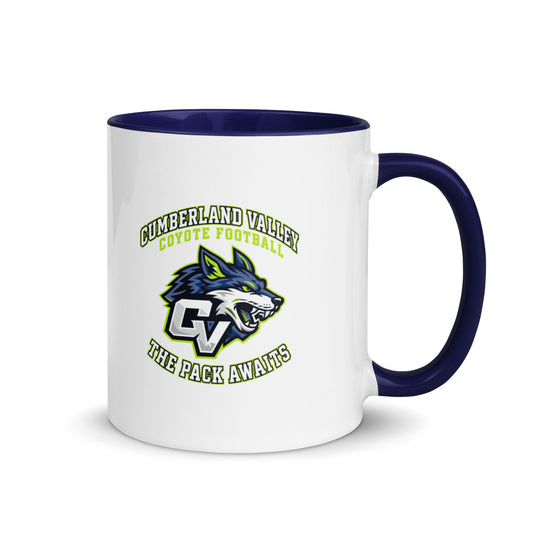 Coffee Mug | Cumberland Valley Coyotes Football | Emblem Logo