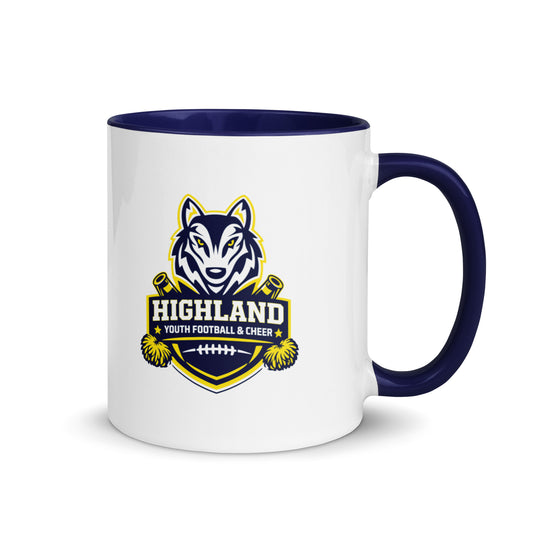 Coffee Mug | Highland youth football and cheer | Emblem Logo