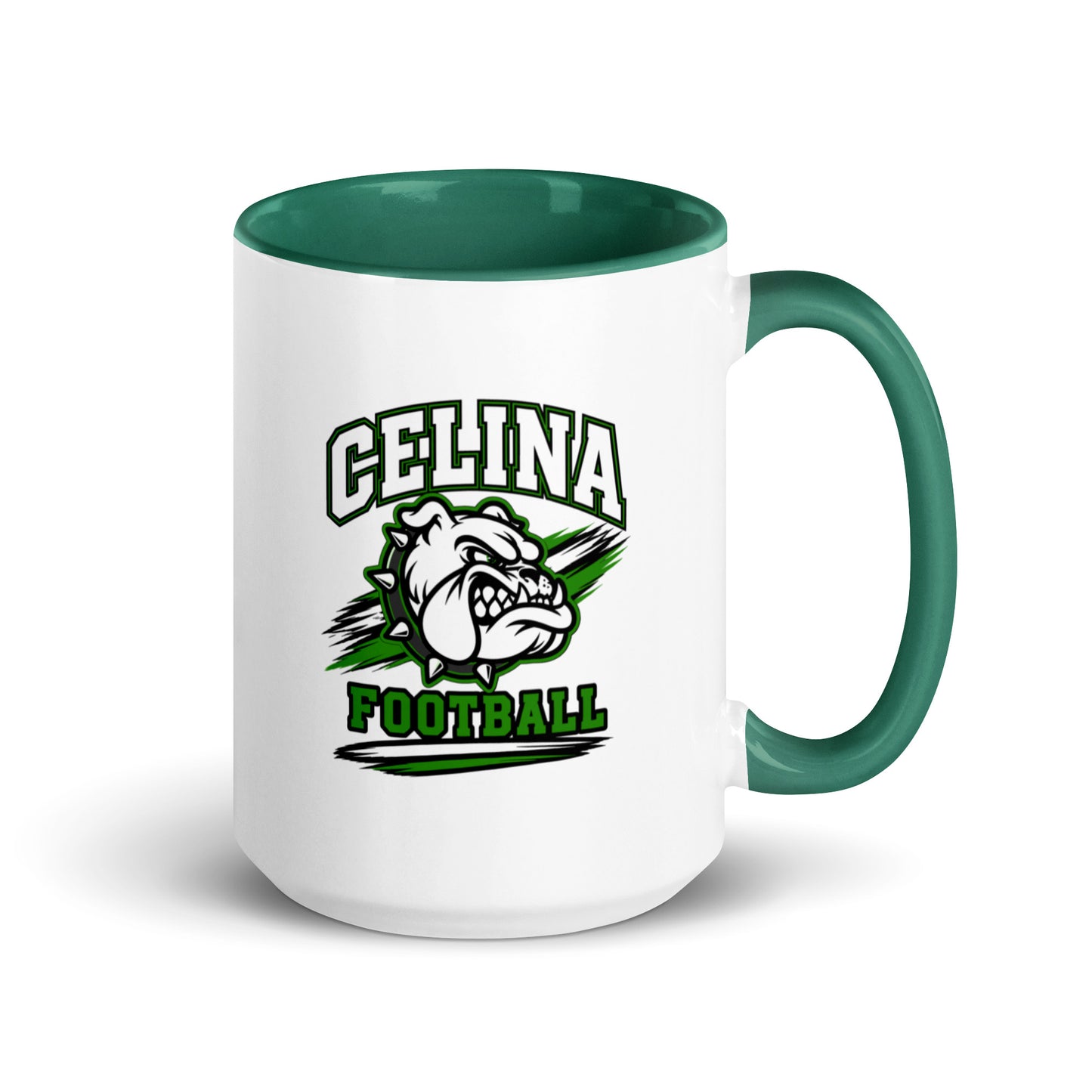 Coffee Mug | Celina Black Football | Emblem Logo