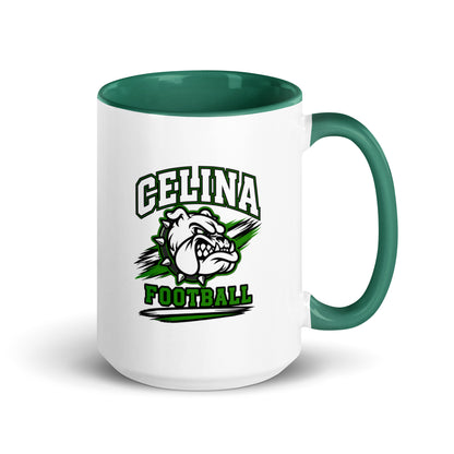 Coffee Mug | Celina Black Football | Emblem Logo