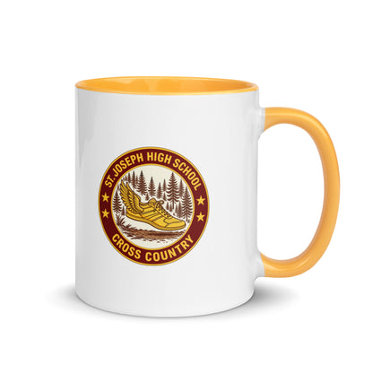 Coffee Mug | St. Joseph High School - Cross Country | Badge Logo