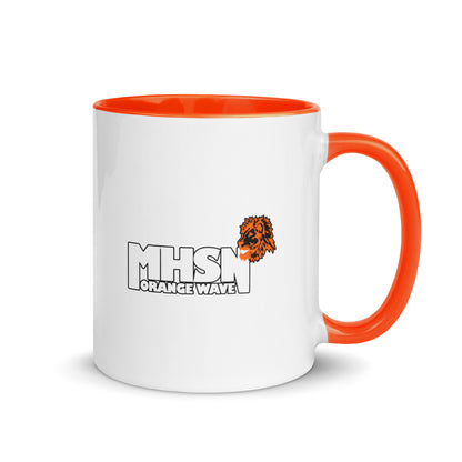 Coffee Mug | Orange Wave Marching Band | Crest Logo
